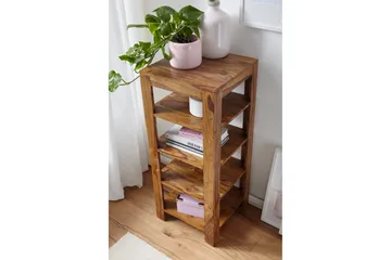 Shalanta Bogreol 44 cm i Valnød - Brun - Opbevaring - Hylder & Reoler - Bogreol