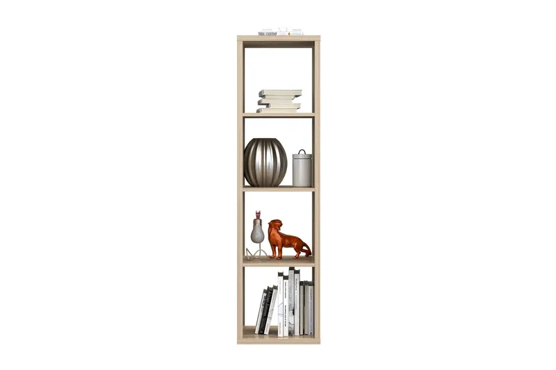 Singleton Bogreol 38 cm i Eg - Brun - Opbevaring - Hylder & Reoler - Bogreol