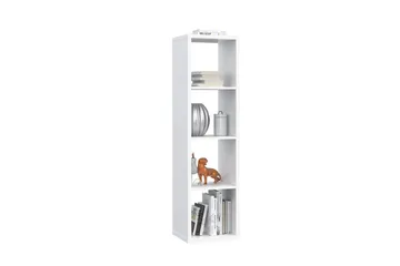 Singleton Bogreol 38 cm i Malet Træ - Hvid - Opbevaring - Hylder & Reoler - Bogreol