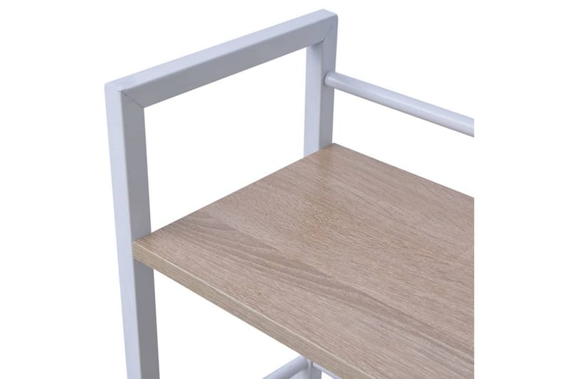 Skrivebord Med Boghylder I 4 Niveauer Eg - Brun - Opbevaring - Hylder & Reoler - Bogreol