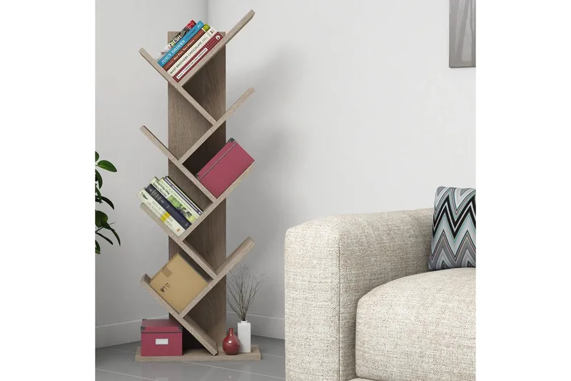 Spearin Bogreol 22 cm i Valnød - Beige - Opbevaring - Hylder & Reoler - Bogreol