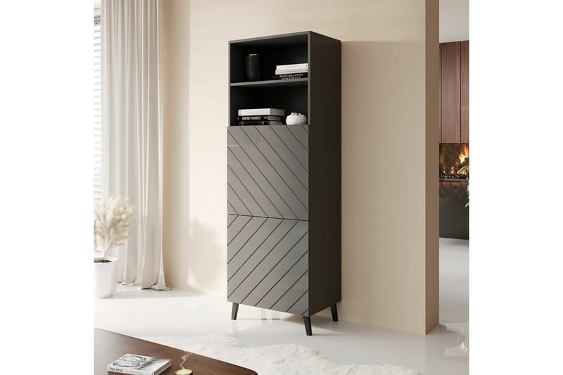 Strontian Bokhylla 60x40 cm Scandinavian Choice Graphite - Opbevaring - Hylder & Reoler - Bogreol