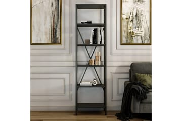 Bogreol Suadiye bogreol 50 cm antracit,sort - Opbevaring - Hylder & Reoler - Bogreol