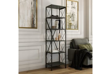 Bogreol Suadiye bogreol 50 cm antracit,sort - Opbevaring - Hylder & Reoler - Bogreol