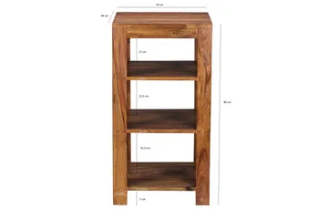 Tarman Bogreol 44 cm i Valnød - Brun - Opbevaring - Hylder & Reoler - Bogreol