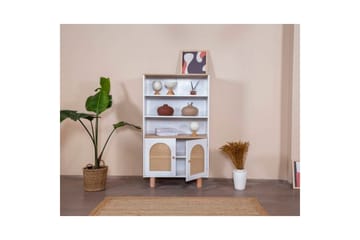 Bogreol Terra Hvid / Eg - Hvid - Opbevaring - Hylder & Reoler - Bogreol