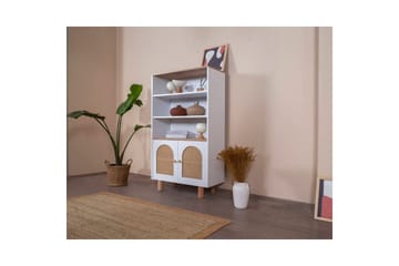 Bogreol Terra Hvid / Eg - Hvid - Opbevaring - Hylder & Reoler - Bogreol