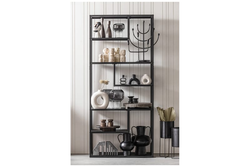 Teun reol 35x85 cm - Sort - Opbevaring - Hylder & Reoler - Bogreol