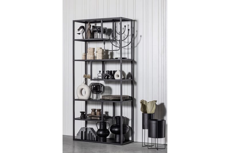 Teun reol 35x85 cm - Sort - Opbevaring - Hylder & Reoler - Bogreol