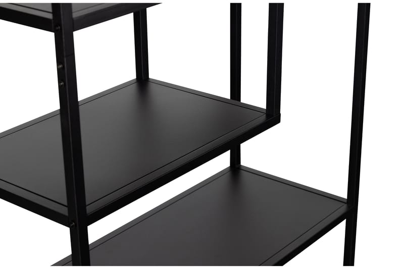 Teun Smal Bogreol 35 cm i Metal - Sort - Opbevaring - Hylder & Reoler - Bogreol
