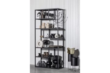 Teun Smal Bogreol 35 cm i Metal - Sort - Opbevaring - Hylder & Reoler - Bogreol