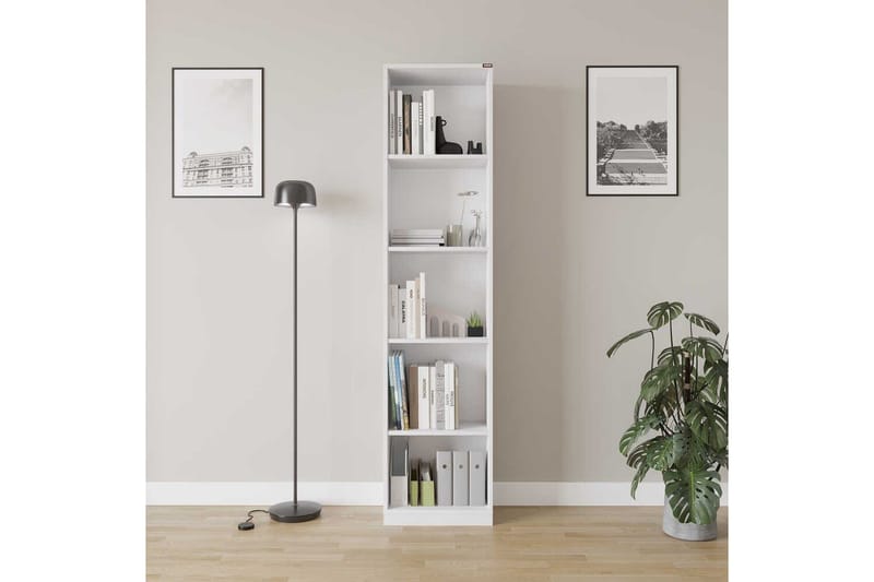 Bogreol Ticoman Hvid - Hvid - Opbevaring - Hylder & Reoler - Bogreol