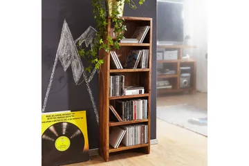 Ticon Bogreol 30 cm i Valnød - Brun - Opbevaring - Hylder & Reoler - Bogreol