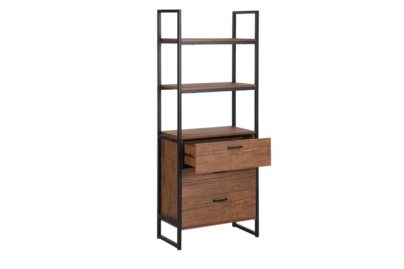 Tifton Bogreol 61 cm i Mørkt Træ - Brun - Opbevaring - Hylder & Reoler - Bogreol
