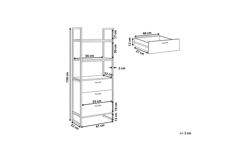 Tifton Reol - Træ/Natur - Opbevaring - Hylder & Reoler - Bogreol