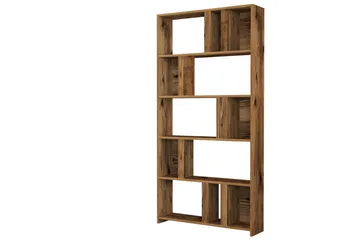 Timiza Reol 90 cm med 5 Hylder i Valnød - Brun - Opbevaring - Hylder & Reoler - Bogreol