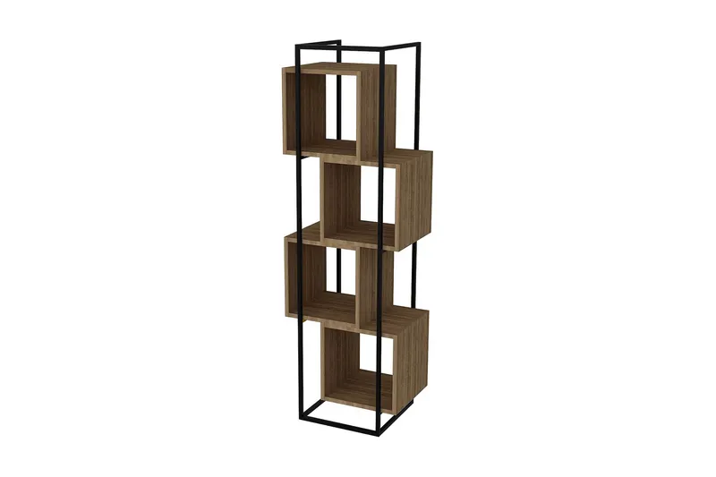 Tosches Bogreol 52 cm, Valnød|Sort