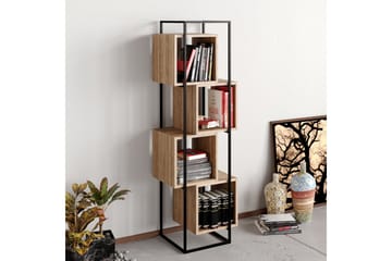 Tosches Bogreol 52 cm - Valnød|Sort - Opbevaring - Hylder & Reoler - Bogreol