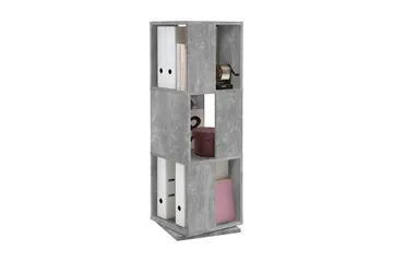 Tower Drejelig Bogreol 34 cm i Træ - Grå - Opbevaring - Hylder & Reoler - Bogreol