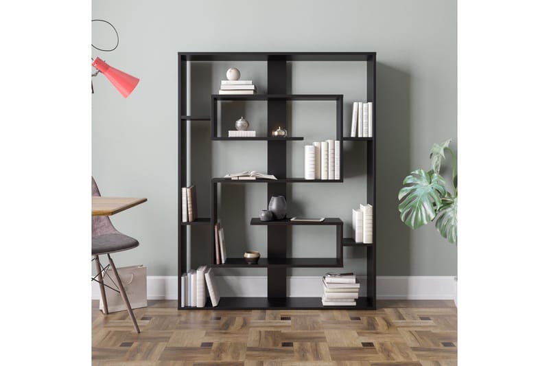 Tuskan Bogreol 120 cm - Sort - Opbevaring - Hylder & Reoler - Bogreol