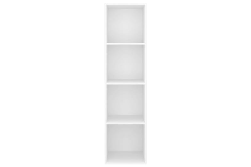 væghængt reol 37x37x142,5 cm spånplade hvid - Hvid - Opbevaring - Hylder & Reoler - Bogreol