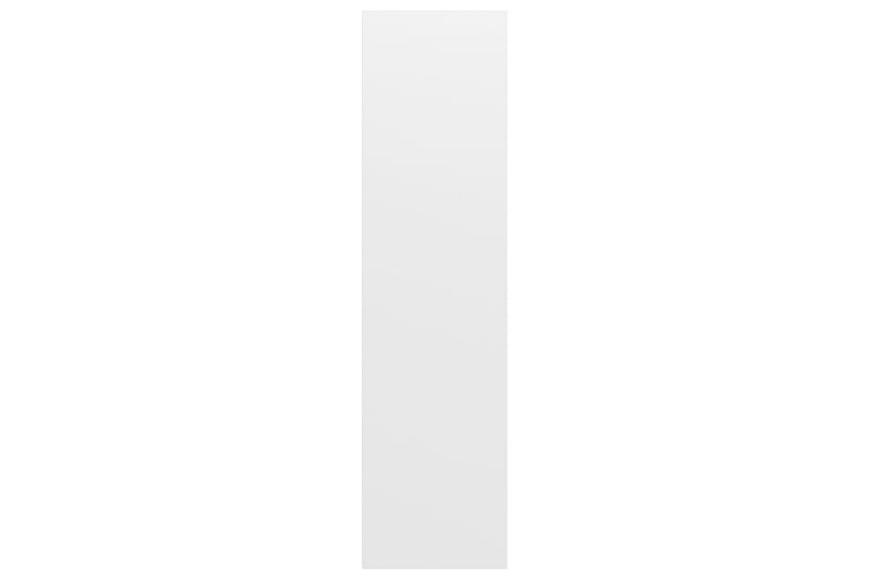 væghængt reol 37x37x142,5 cm spånplade hvid - Hvid - Bogreol