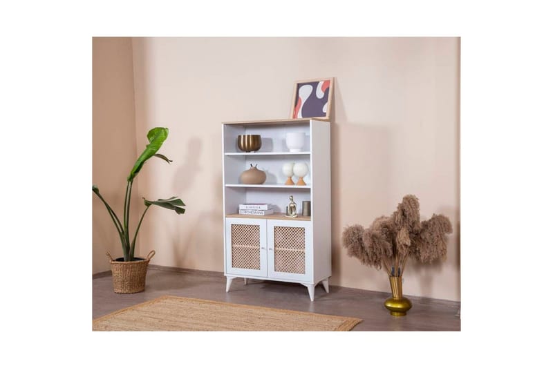 Bogreol Velin Hvid - Hvid - Opbevaring - Hylder & Reoler - Bogreol