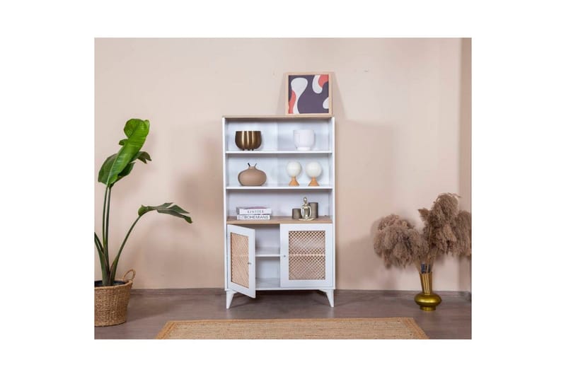 Bogreol Velin Hvid - Hvid - Opbevaring - Hylder & Reoler - Bogreol