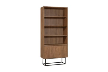 Vernavola Reol 80x36 cm 3 Hylder - Mørkebrun / sort - Opbevaring - Hylder & Reoler - Bogreol