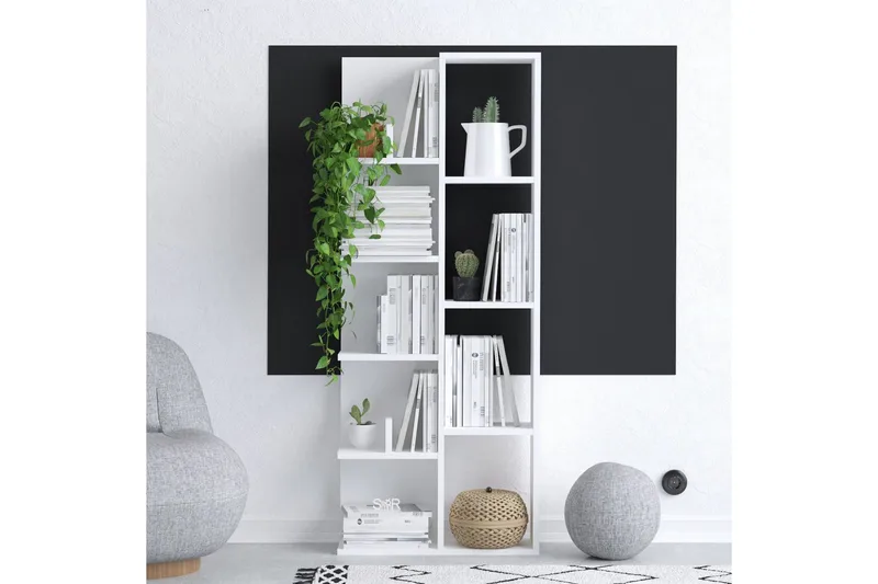 Viva Bogreol 60x18 cm Hvid - Hanah Home - Opbevaring - Hylder & Reoler - Bogreol