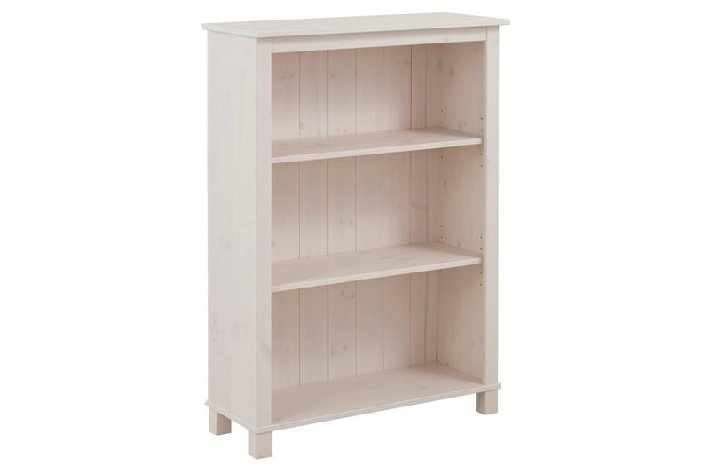 Bogreol Pivo 77x31x106 cm, Hvid - 77x31x106 cm, Hvid - Opbevaring - Hylder & Reoler - Bogreol