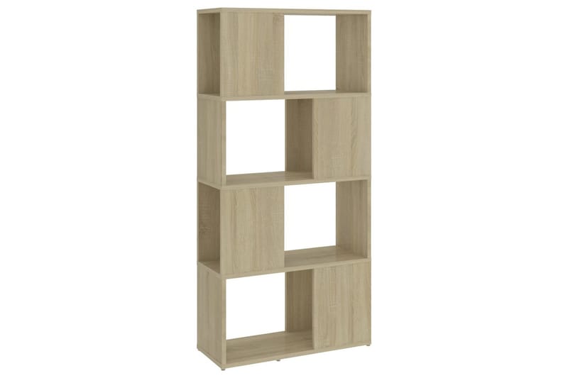 bogreol/rumdeler 60x24x124,5 cm spånplade sonoma-eg - Brun - Opbevaring - Hylder & Reoler - Bogreol