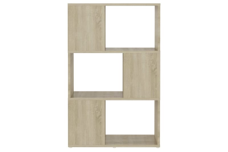 bogreol/rumdeler 60x24x94 cm spånplade sonoma-eg - Brun - Opbevaring - Hylder & Reoler - Bogreol