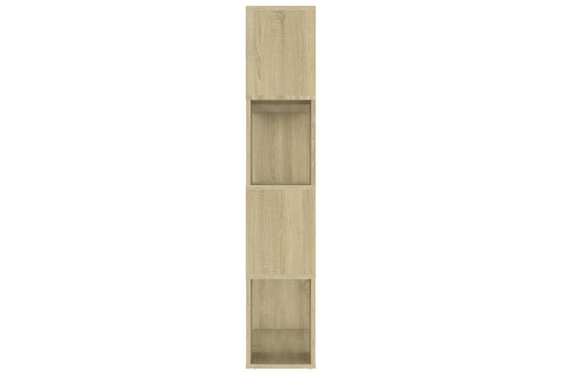 bogreol/rumdeler 80x24x124,5 cm spånplade sonoma-eg - Brun - Opbevaring - Hylder & Reoler - Bogreol