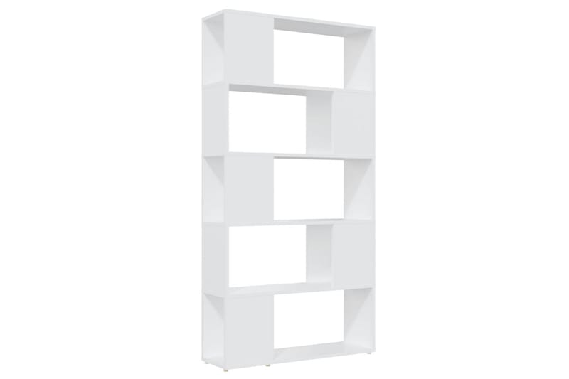bogreol/rumdeler 80x24x155 cm spånplade hvid - Hvid - Opbevaring - Hylder & Reoler - Bogreol