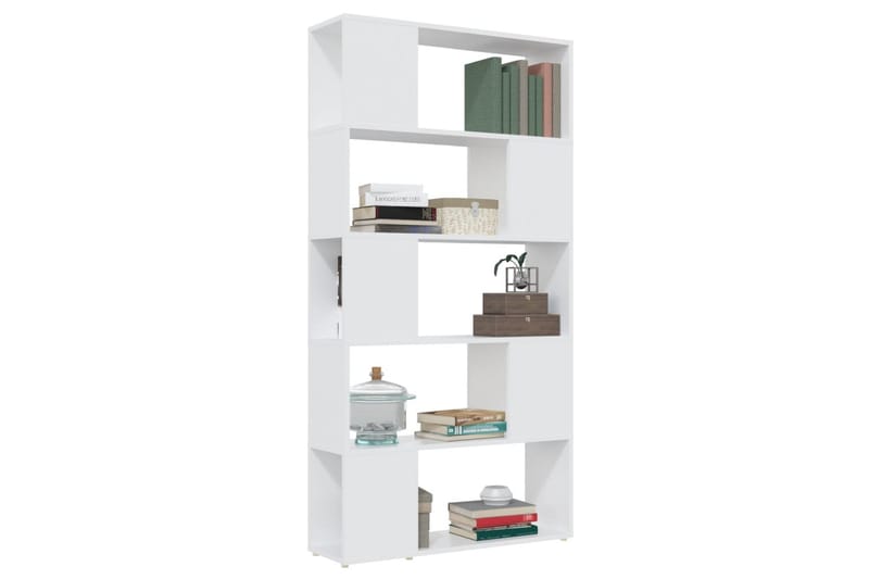 bogreol/rumdeler 80x24x155 cm spånplade hvid - Hvid - Opbevaring - Hylder & Reoler - Bogreol