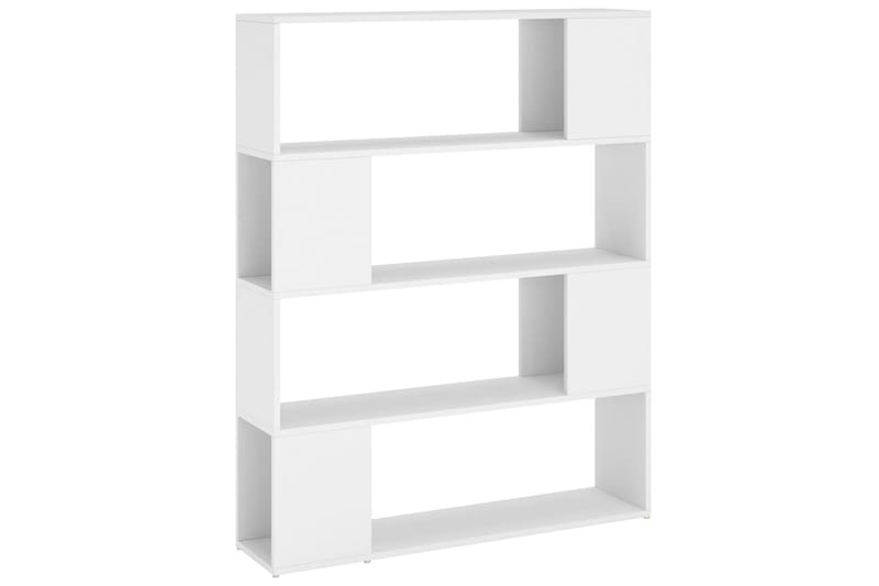 bogskab/rumdeler 100x24x124 cm spånplade hvid - Hvid - Opbevaring - Hylder & Reoler - Bogreol