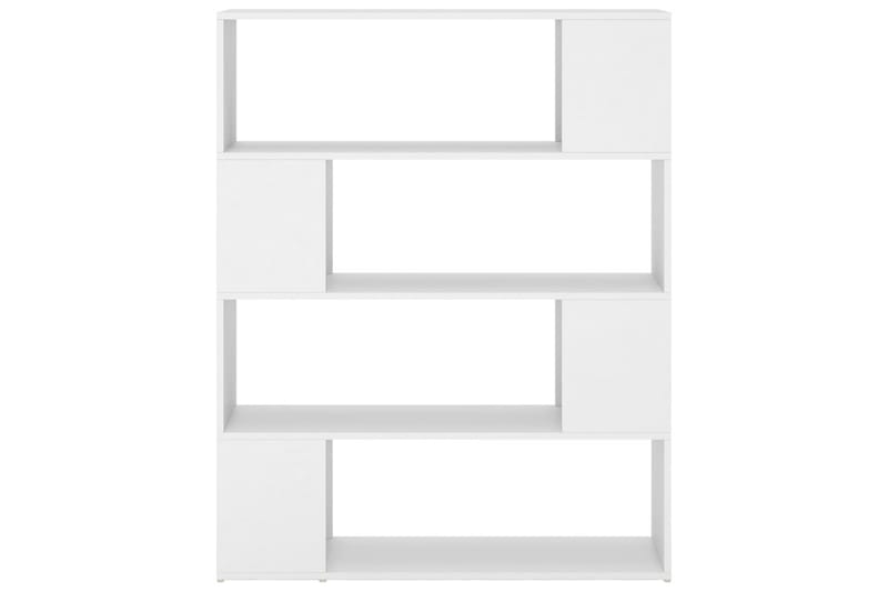 bogskab/rumdeler 100x24x124 cm spånplade hvid - Hvid - Opbevaring - Hylder & Reoler - Bogreol