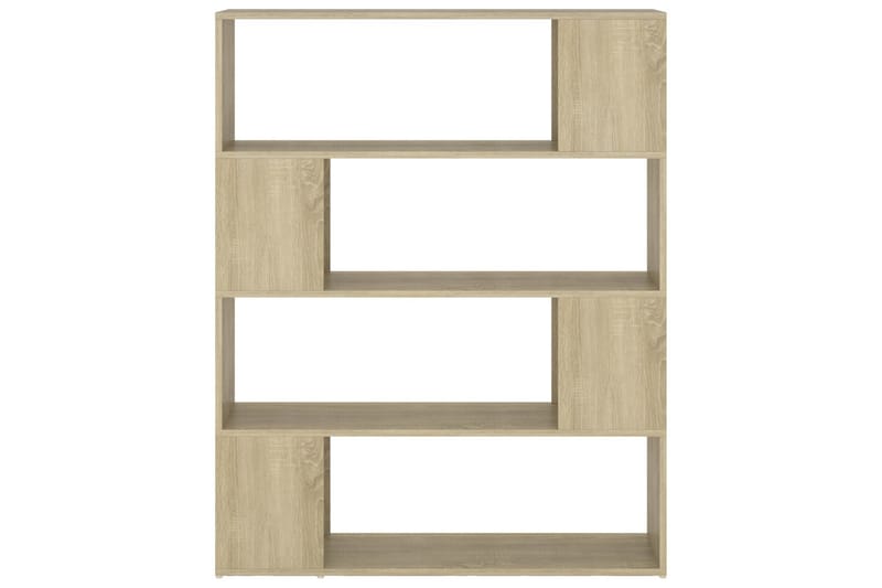 bogskab/rumdeler 100x24x124 cm spånplade sonoma-eg - Brun - Opbevaring - Hylder & Reoler - Bogreol