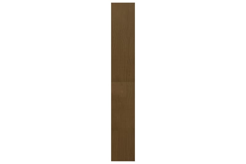 bogskab/rumdeler 100x30x200 cm massivt fyrretræ honningbrun - Brun - Bogreol