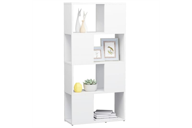 bogskab/rumdeler 60x24x124,5 cm spånplade hvid - Hvid - Opbevaring - Hylder & Reoler - Bogreol