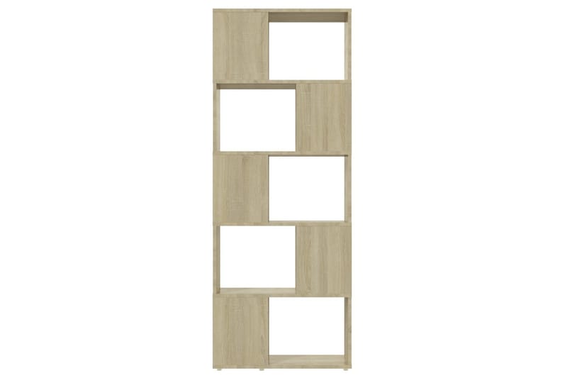 bogskab/rumdeler 60x24x155 cm spånplade sonoma-eg - Brun - Opbevaring - Hylder & Reoler - Bogreol