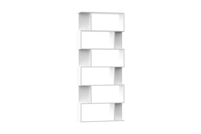 bogskab/rumdeler 80 x 24 x 192 cm spånplade hvid - Bogreol