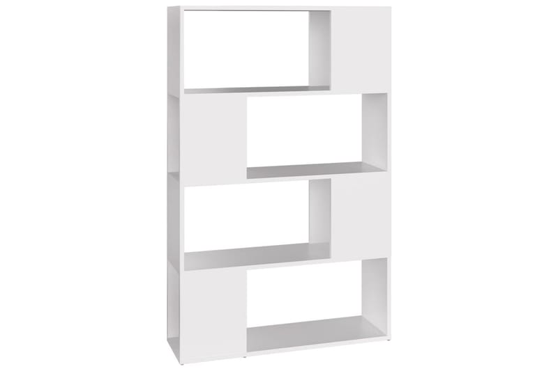bogskab/rumdeler 80x24x124,5 cm spånplade hvid - Hvid - Opbevaring - Hylder & Reoler - Bogreol
