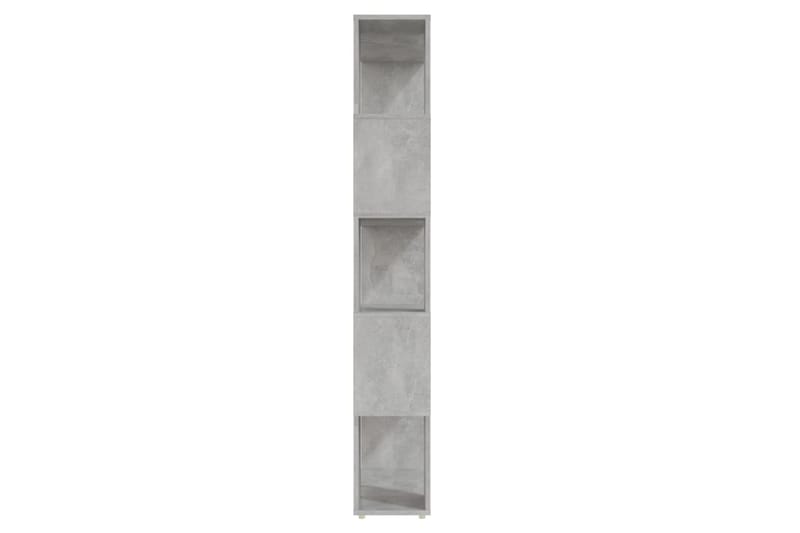 bogskab/rumdeler 80x24x155 cm spånplade betongrå - Grå - Opbevaring - Hylder & Reoler - Bogreol