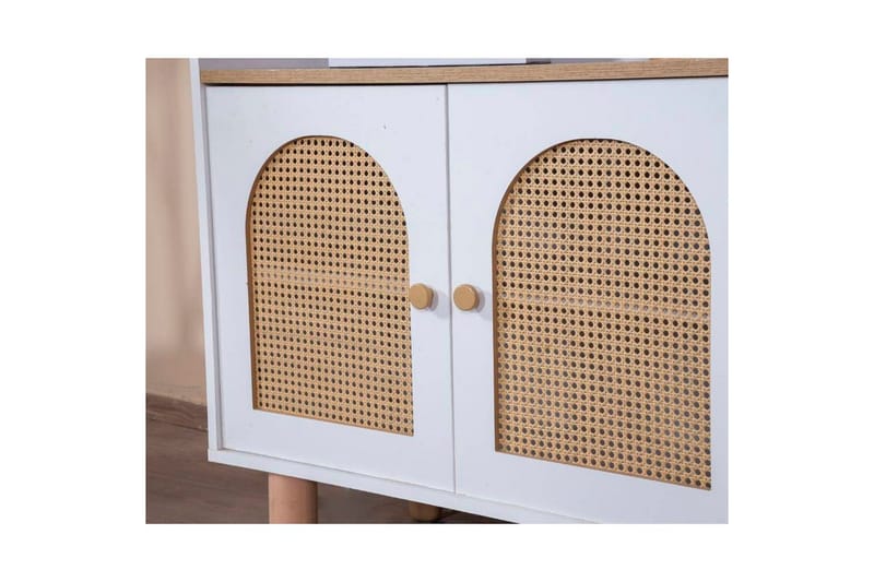 Bohem Bogreol 90 cm i Eg - Hvid - Opbevaring - Hylder & Reoler - Bogreol