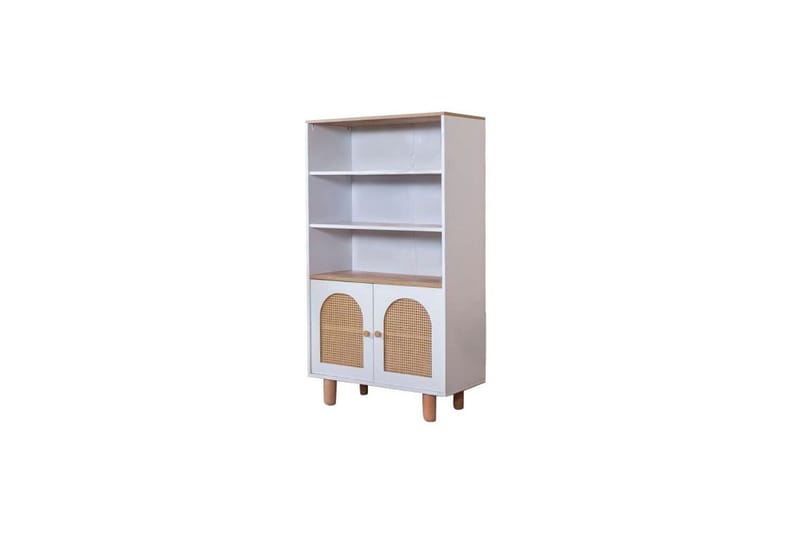 Bohem Bogreol 90 cm i Eg - Hvid - Opbevaring - Hylder & Reoler - Bogreol