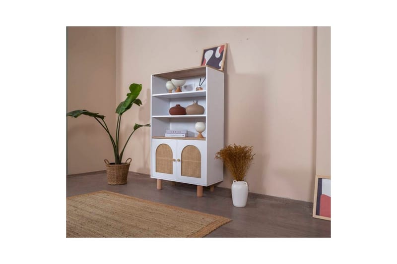Bohem Reol 90 cm - Hvid - Opbevaring - Hylder & Reoler - Bogreol