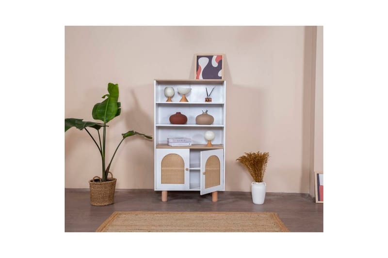 Bohem Reol 90 cm - Hvid - Opbevaring - Hylder & Reoler - Bogreol