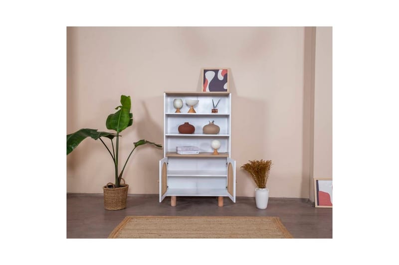 Bohem Reol 90 cm - Hvid - Opbevaring - Hylder & Reoler - Bogreol